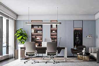 吉林轻奢风格-书房