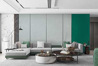 吉林轻奢风格-客厅