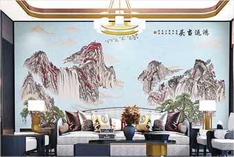 吉林森佰汇航空纤维墙咔（鸿运当头）